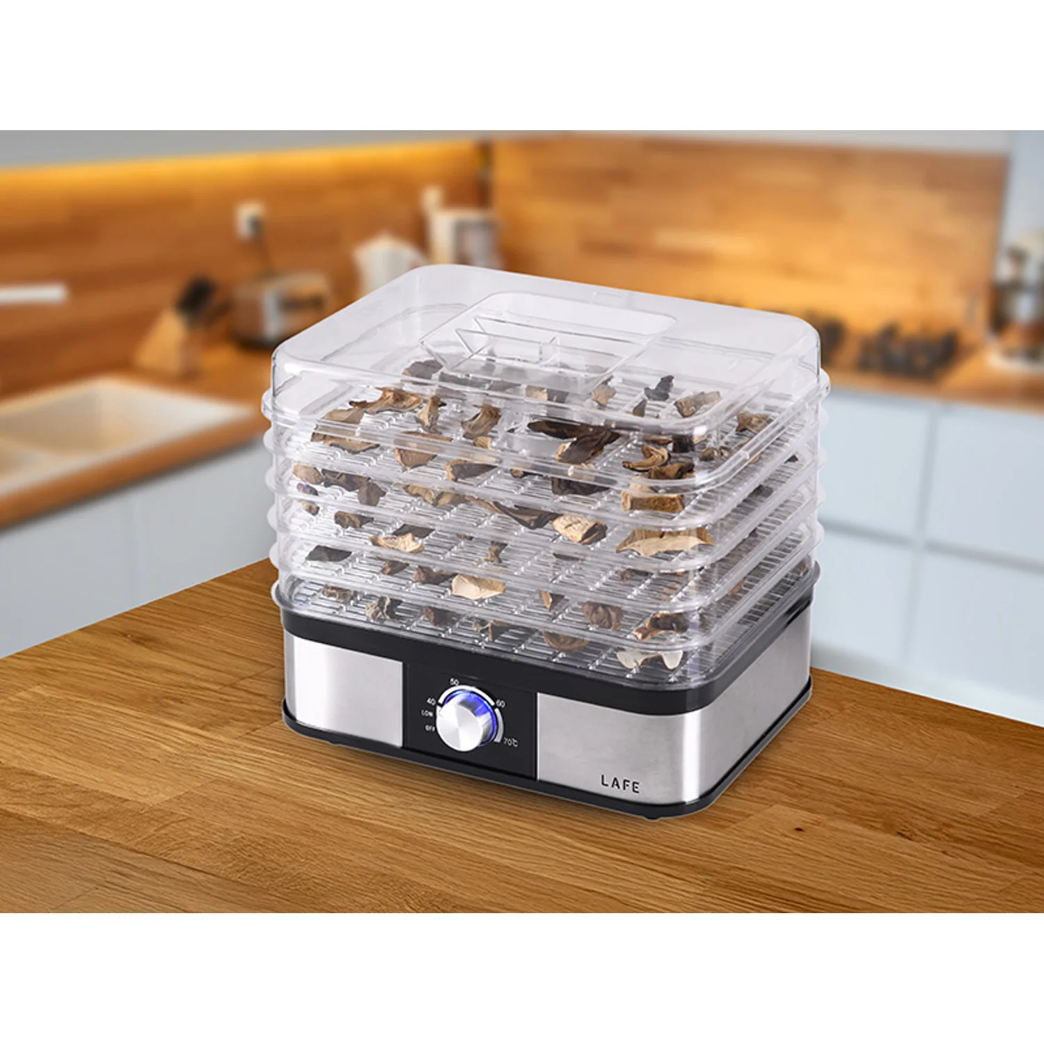 Séchoir à feuilles, pour champignons, fruits, légumes, 250W, 5 tamis, contrôle de la température, NutriDry – Image 4