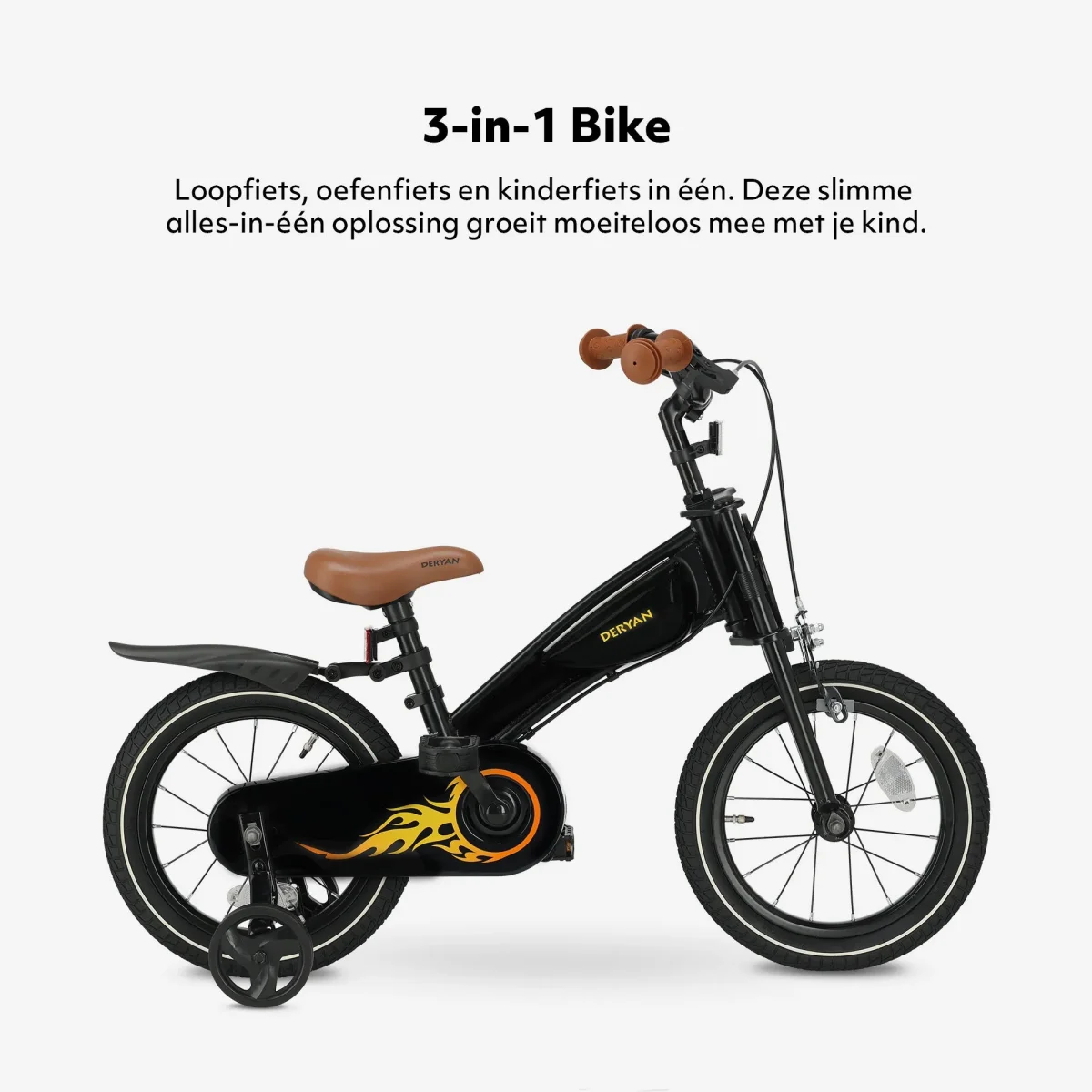 Turbo 3-in-1 Kinderfiets 14 inch – Image 3
